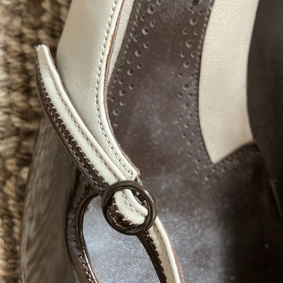 Y2k Vintage Mark Jacobs Black Leather Pointed Toe Kitten Heel Pumps Size 40/9.5 - Picture 6 of 8